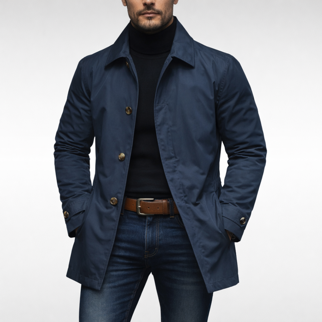 Leon | Eleganter Herrenmantel mit modernem Schnitt