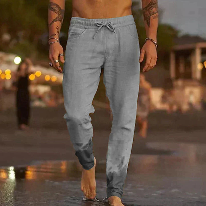 Livia | Stilvolle Herren Leinen-Strandhose