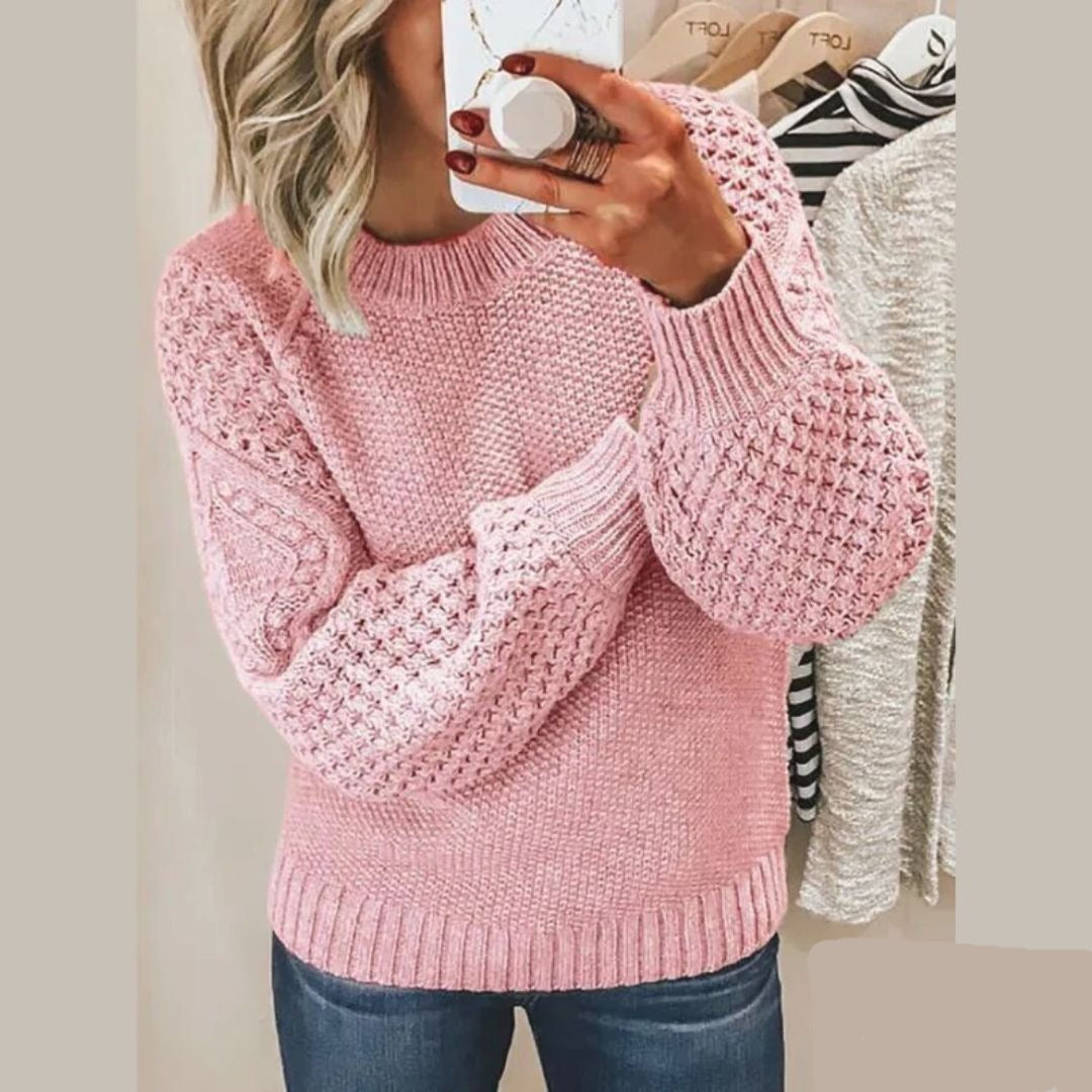 Inara | Modischer Herbstpulli mit modernen Elementen