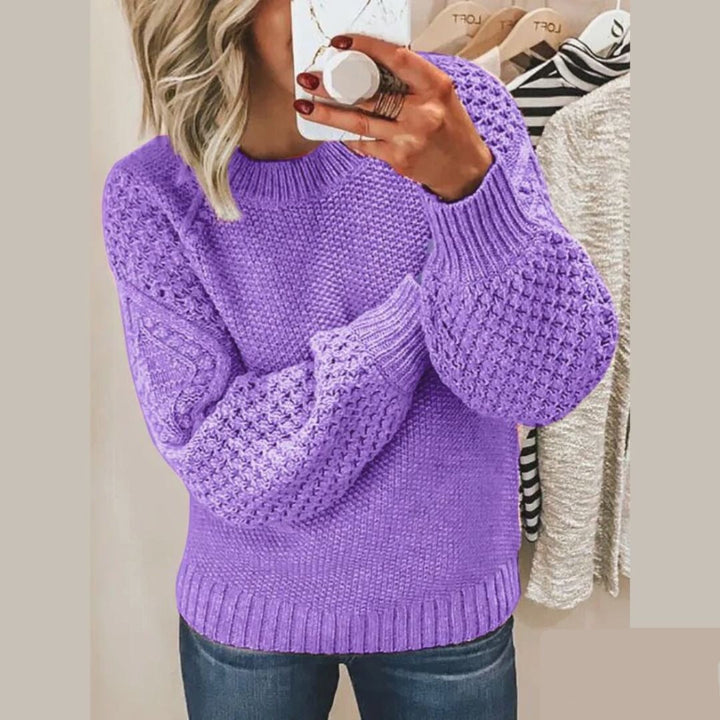 Inara | Modischer Herbstpulli mit modernen Elementen