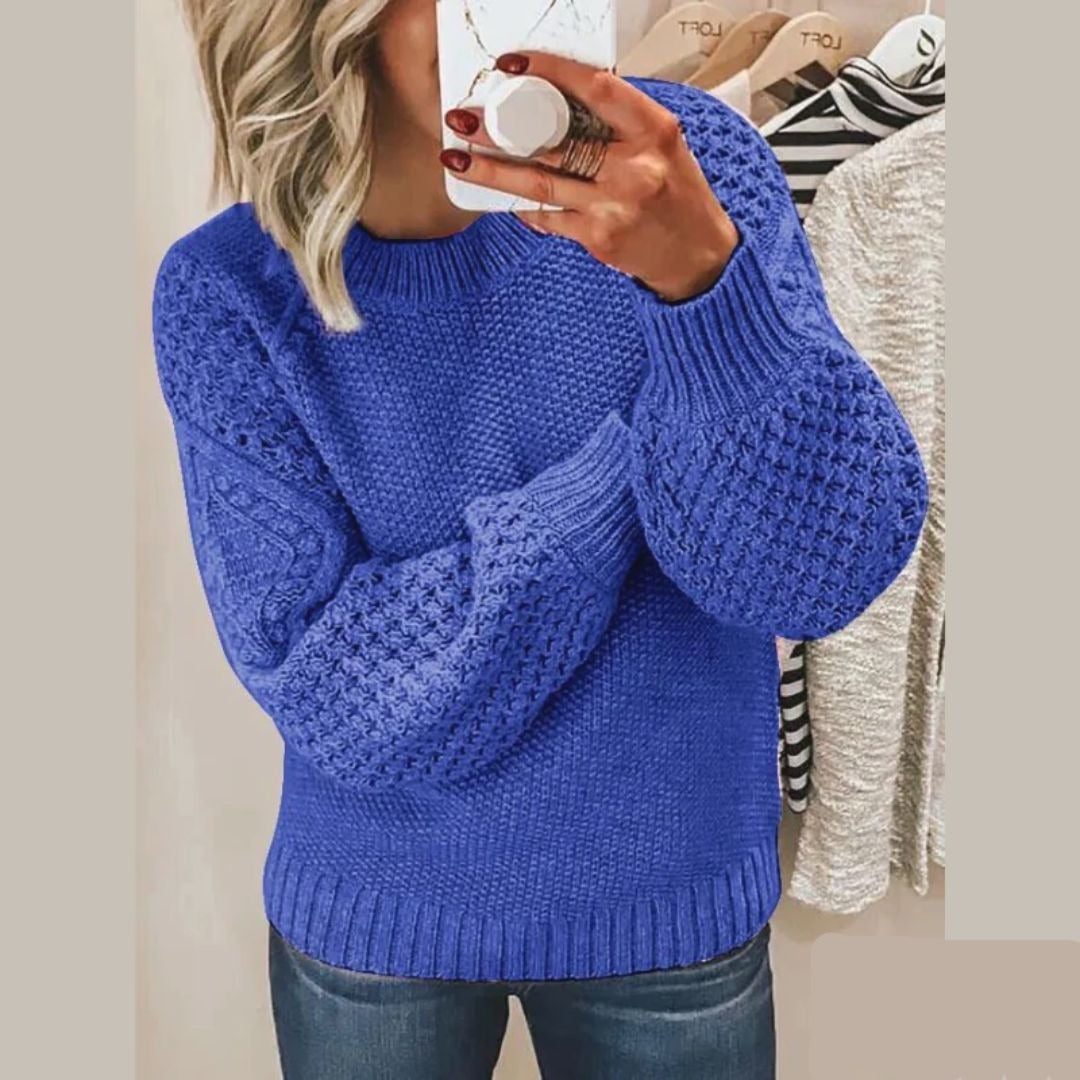 Inara | Modischer Herbstpulli mit modernen Elementen