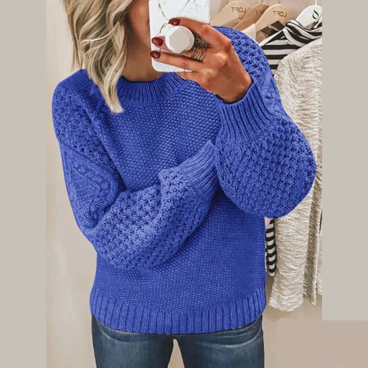 Inara | Modischer Herbstpulli mit modernen Elementen