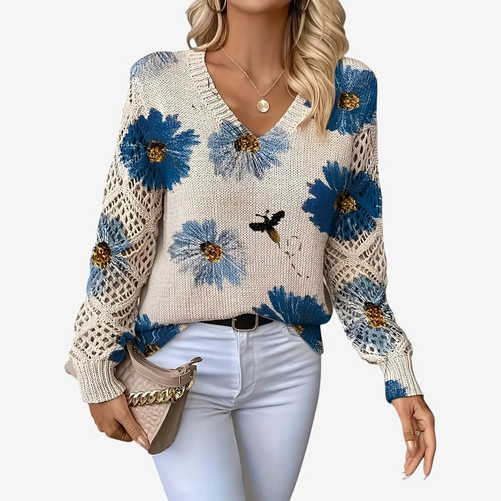 Sophie | Eleganter Pullover für Damen mit Rundhalsausschnitt