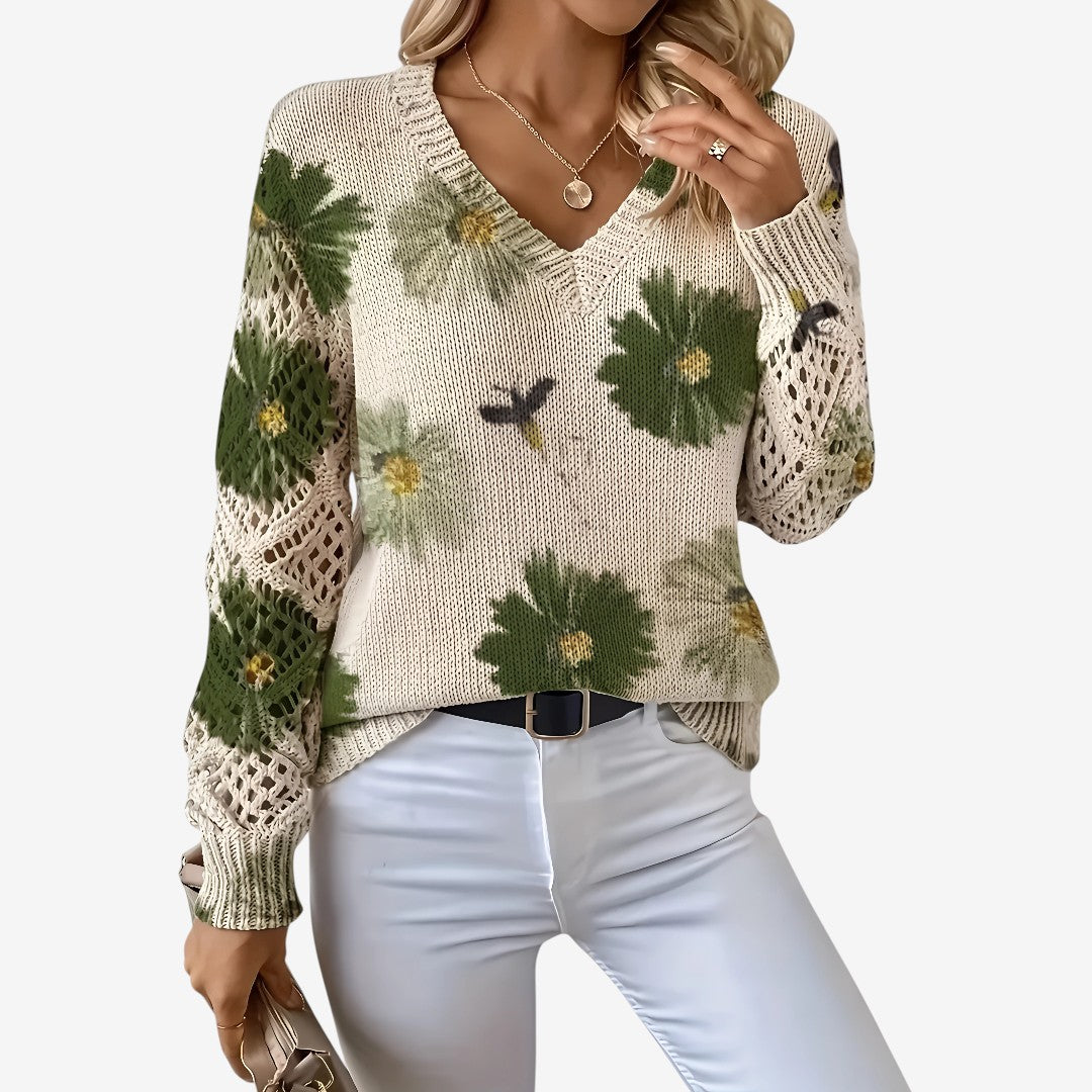 Sophie | Eleganter Pullover für Damen mit Rundhalsausschnitt