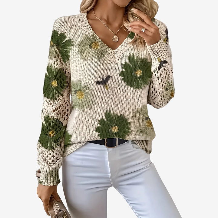 Sophie | Eleganter Pullover für Damen mit Rundhalsausschnitt