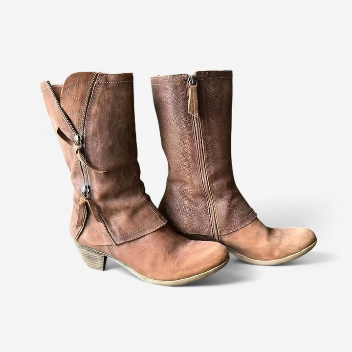 Greta | Zeitlose Lederstiefel für Alltag und Freizeit