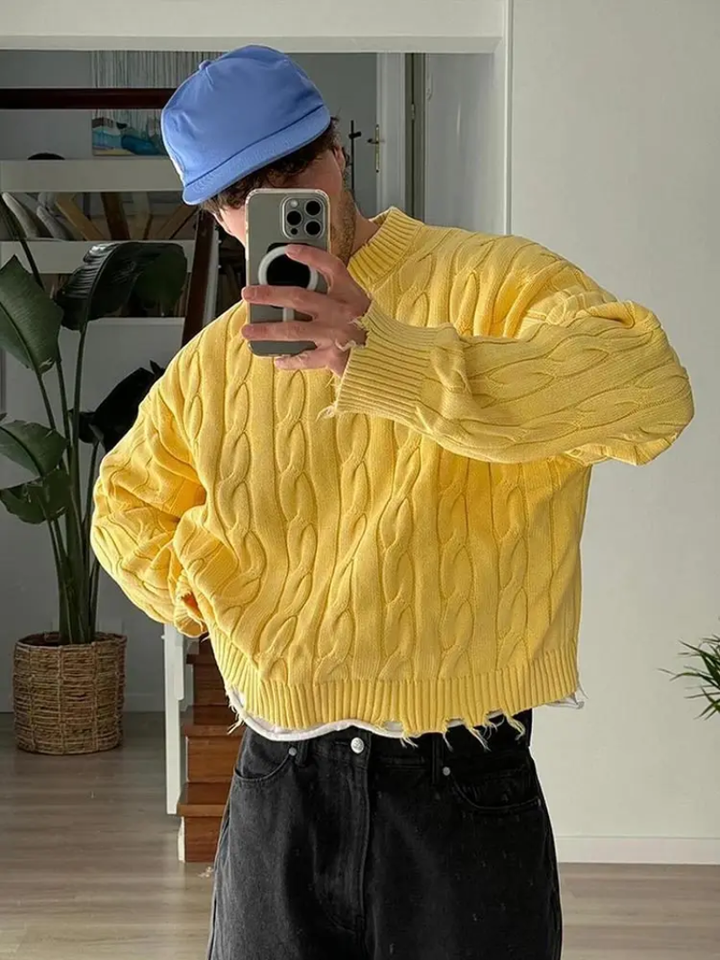 James Scott | Strickpullover im Lazy Fit Design