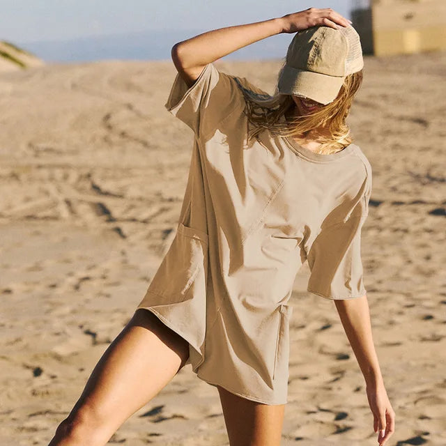 LAURA | ÜBERGROSSER T-SHIRT STRAMPLER FÜR SOMMERLOOKS