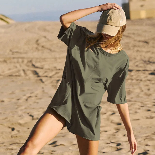Lauren | Übergroßes T-shirt Strampler
