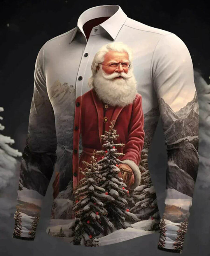 Klaus | Bequemes T-Shirt mit Weihnachtsmotiv
