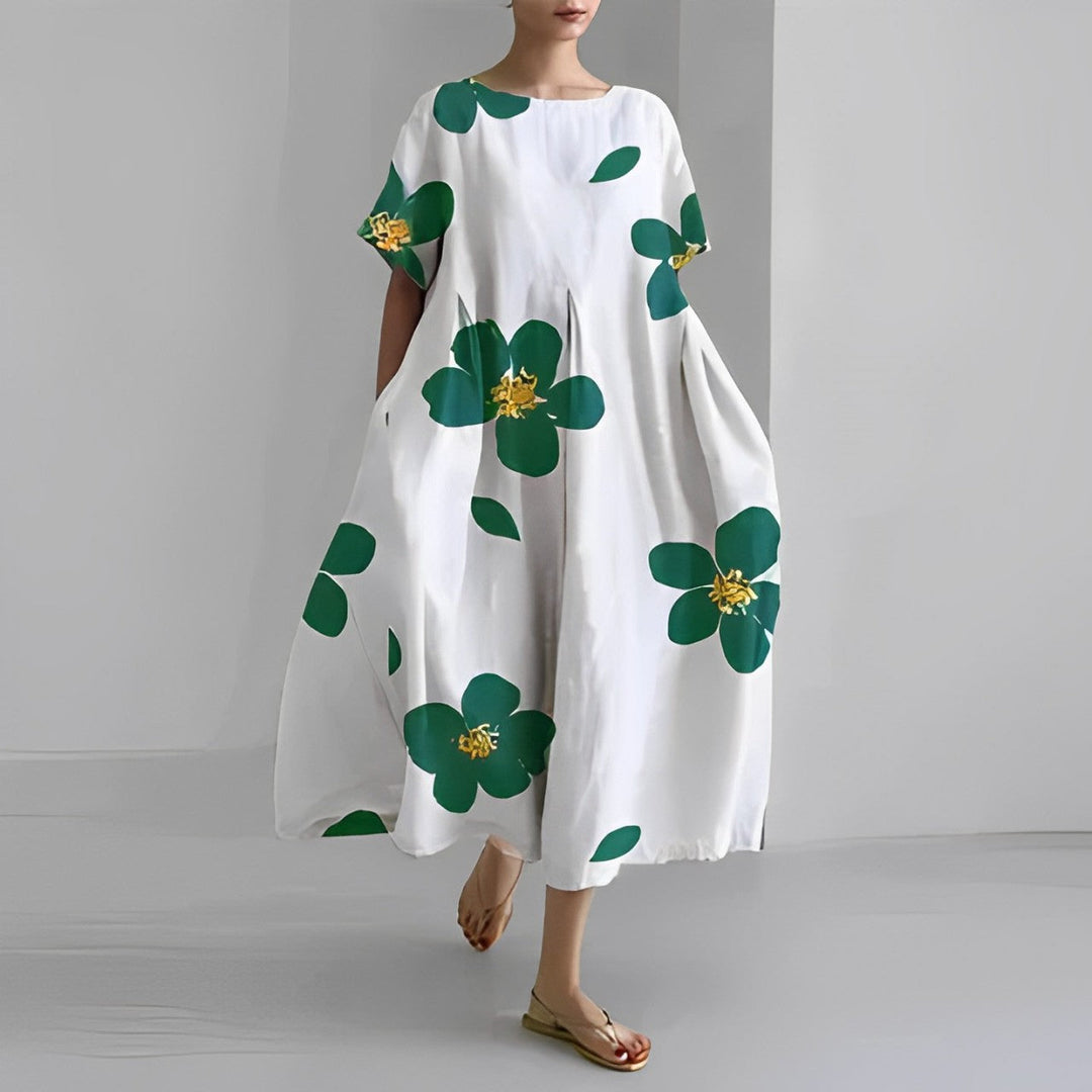 Rosa | Boho-Blumenkleid - Frühling mit verspieltem Chic und Leichtigkeit