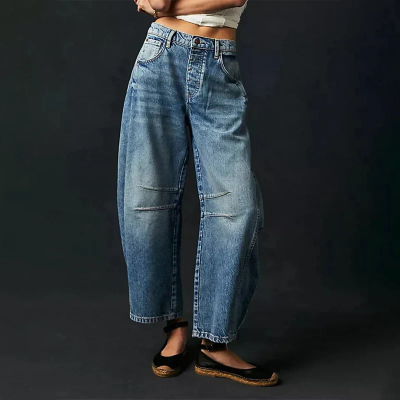 Die Aurablend | Bequeme Jeans mit weitem Bein für Alltag