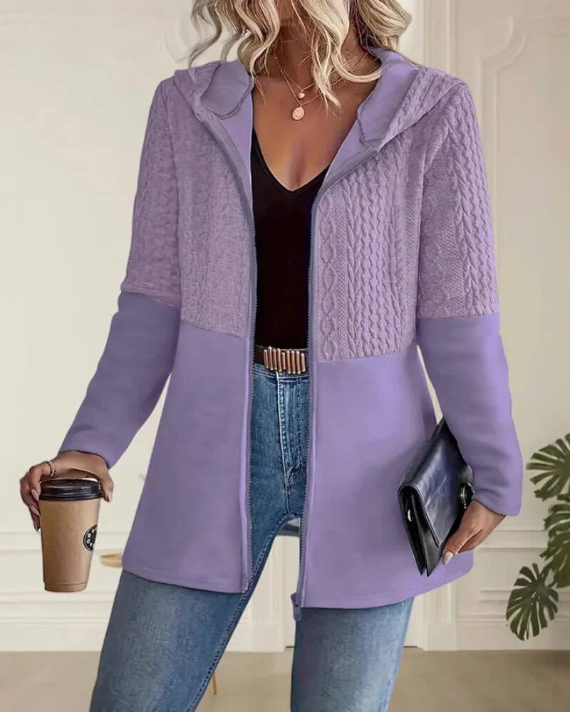 Tessa | Stilvoller Hoodie Damen mit Reißverschluss