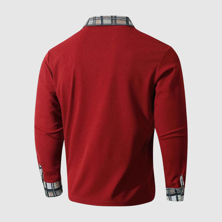 Jonas | Modernes Langarmhemd mit klassischem Kragen