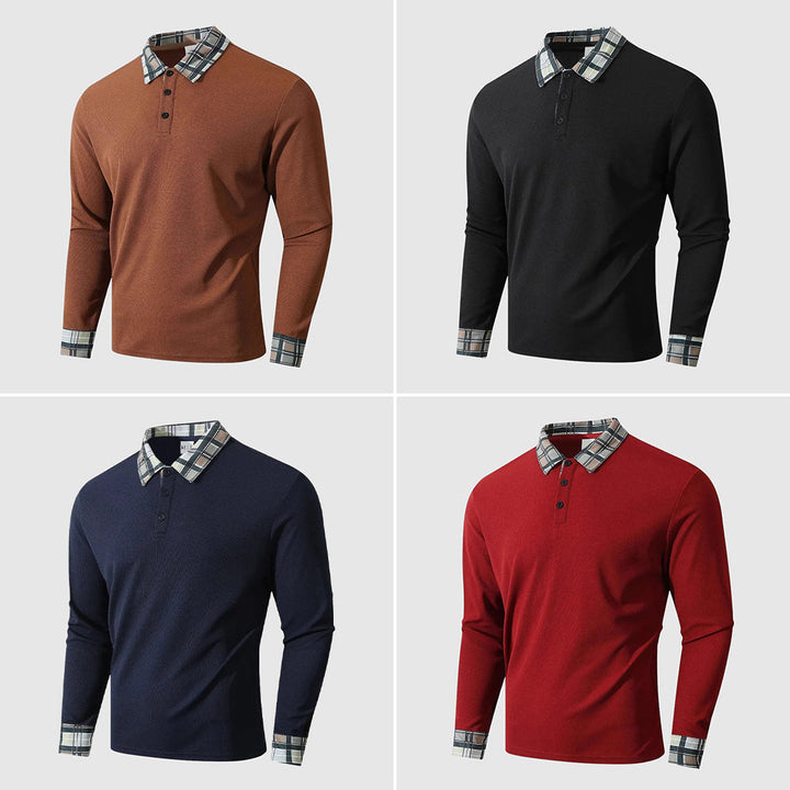 Jonas | Modernes Langarmhemd mit klassischem Kragen