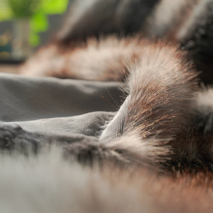 Luxusdecke | Flauschige Marshmallow-Faux-Variante