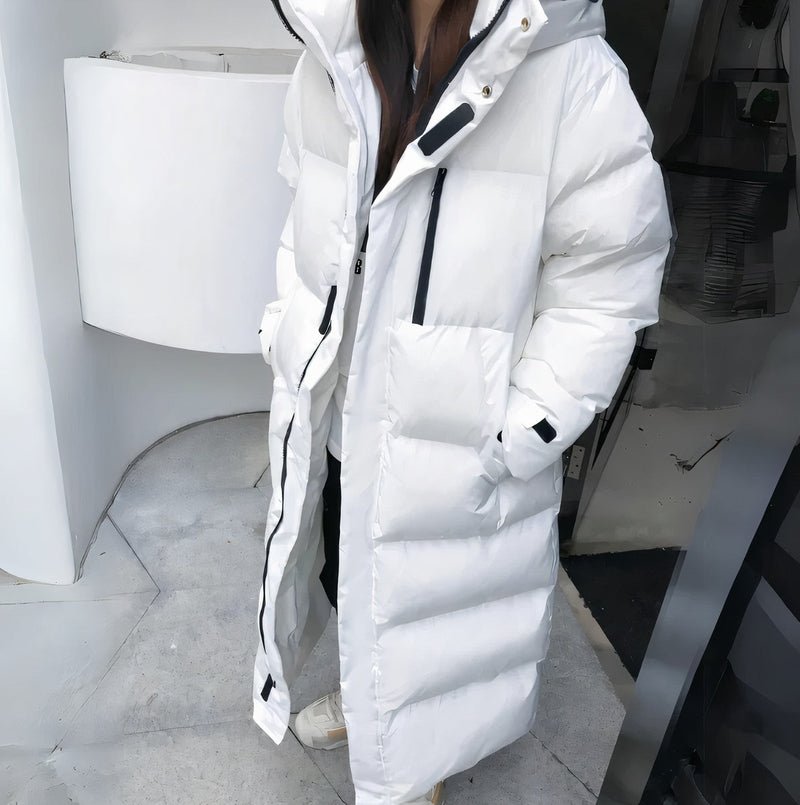 Isabella | Stilvolle, winddichte lange Jacke für Frauen