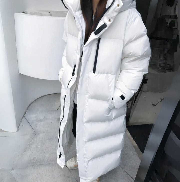 Isabella | Stilvolle, winddichte lange Jacke für Frauen