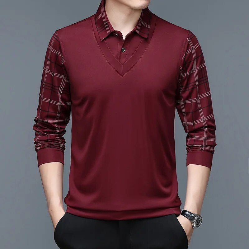 Montgomery | Langärmeliges Herren-Poloshirt mit Stil