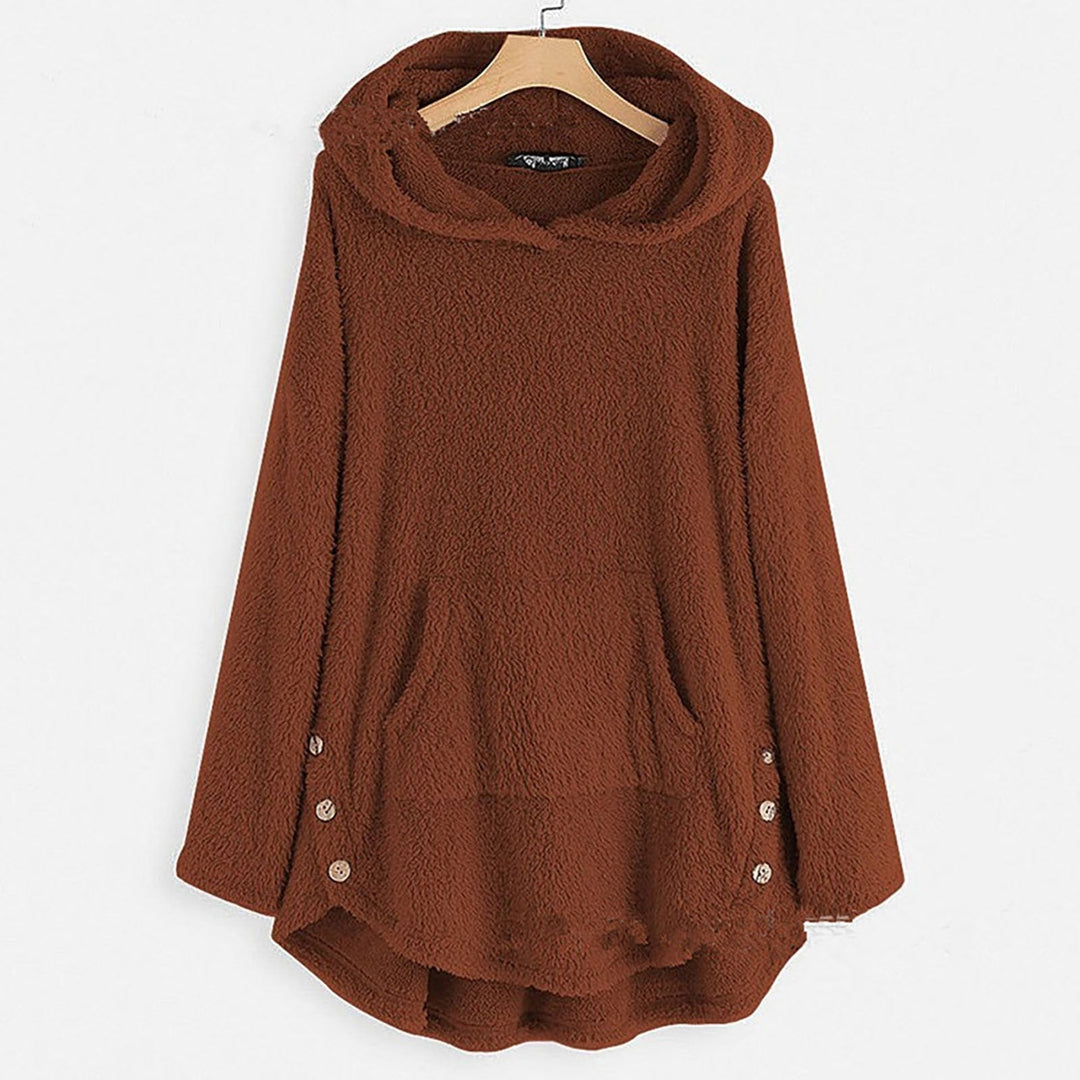 Luna | Flauschiger Winterhoodie mit Kapuze für Damen