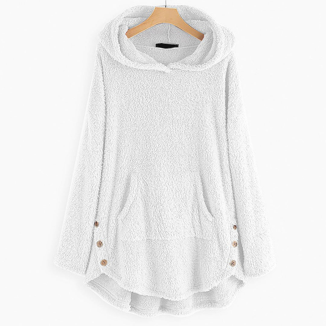 Luna | Flauschiger Winterhoodie mit Kapuze für Damen