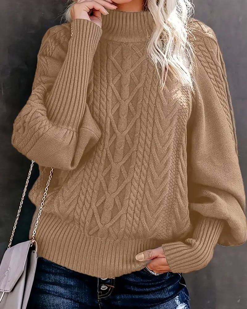 Clara | Eleganter Strickpullover Damen komfortabel
