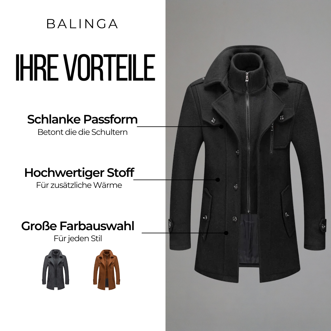 Maximilian | Eleganter Wintermantel für Herren