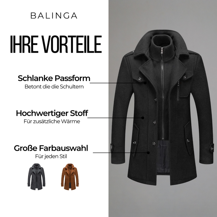 Maximilian | Eleganter Wintermantel für Herren