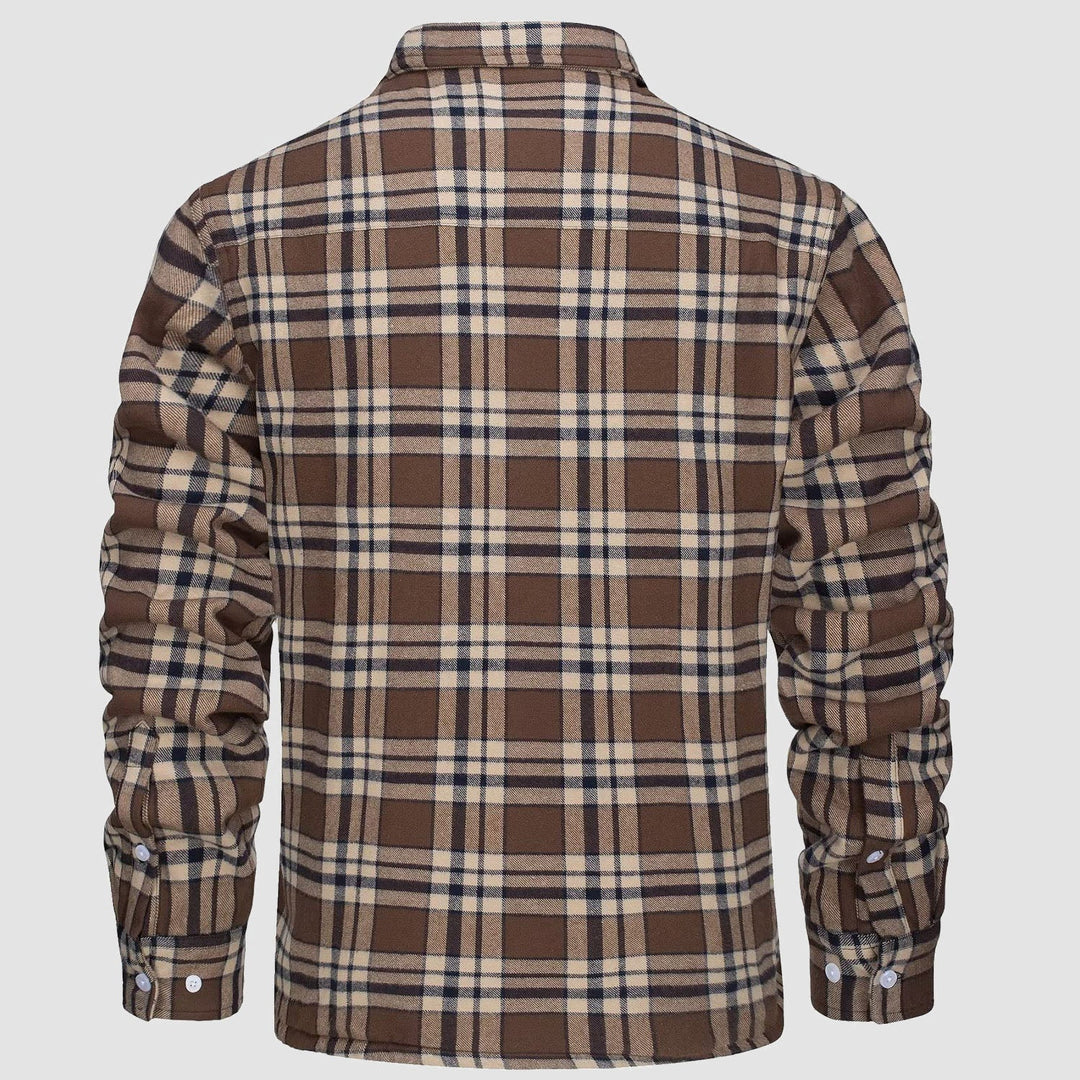 Klaus | Gefütterte Karohemdjacke für kühle Tage