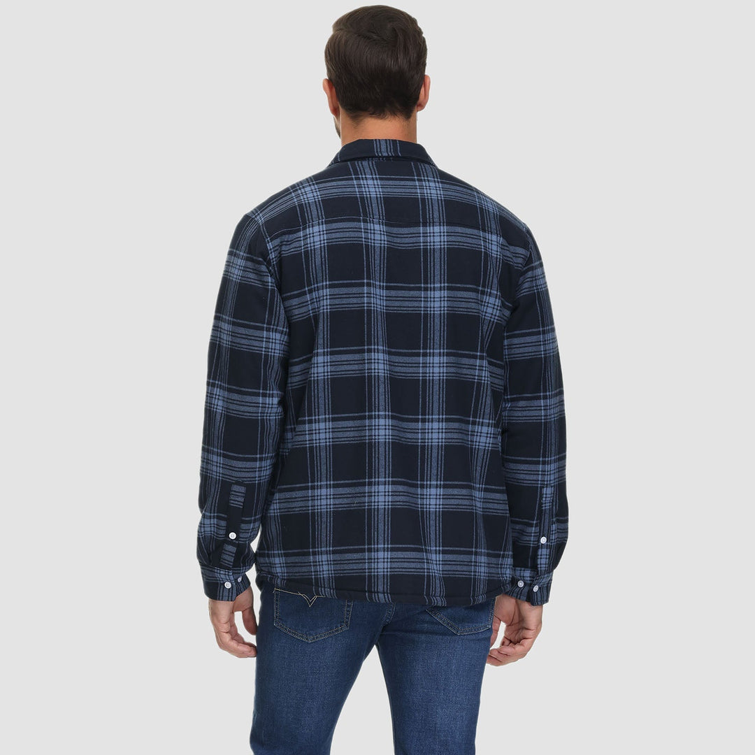 Klaus | Gefütterte Karohemdjacke für kühle Tage