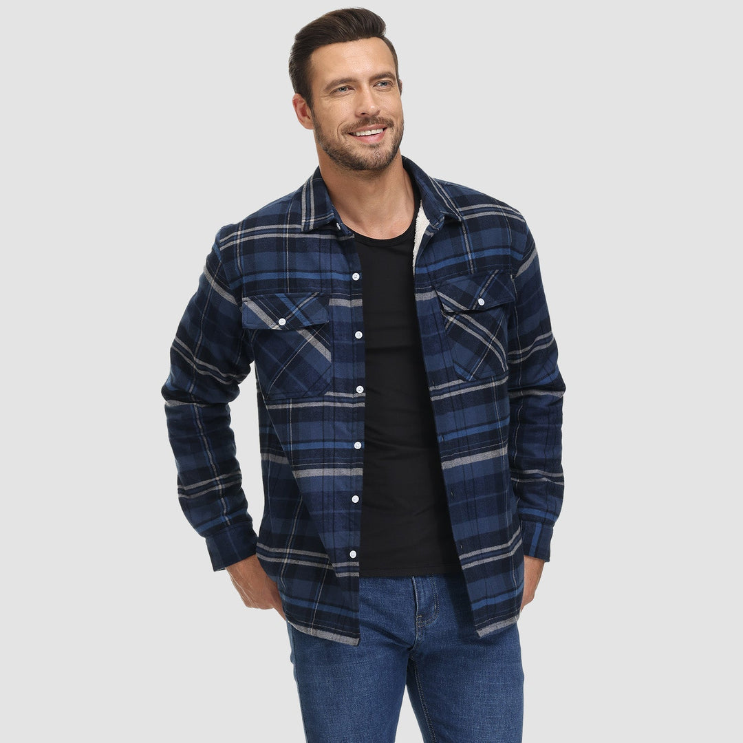 Klaus | Gefütterte Karohemdjacke für kühle Tage