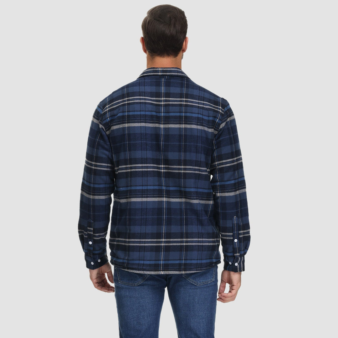 Klaus | Gefütterte Karohemdjacke für kühle Tage