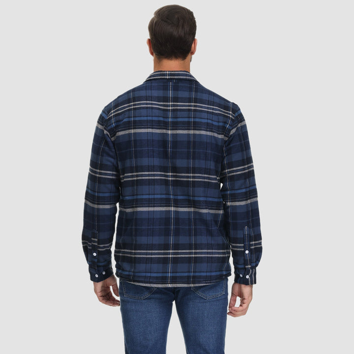 Klaus | Gefütterte Karohemdjacke für kühle Tage