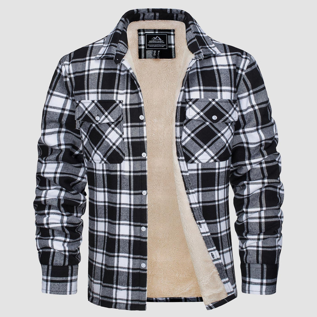 Klaus | Gefütterte Karohemdjacke für kühle Tage