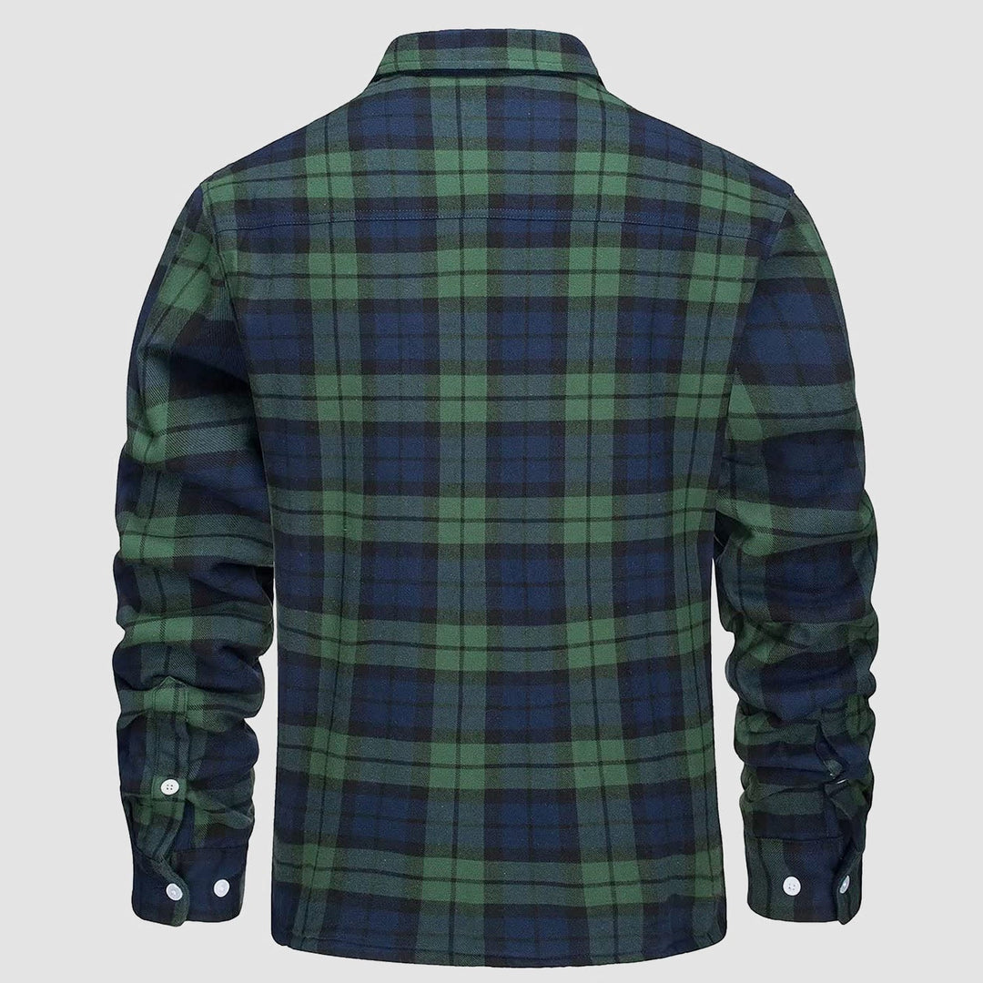 Klaus | Gefütterte Karohemdjacke für kühle Tage
