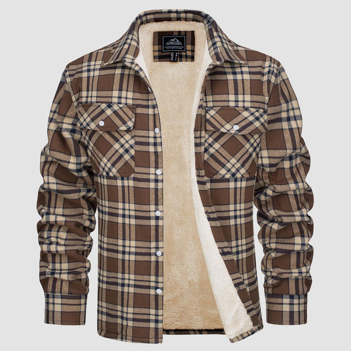 Klaus | Gefütterte Karohemdjacke für kühle Tage