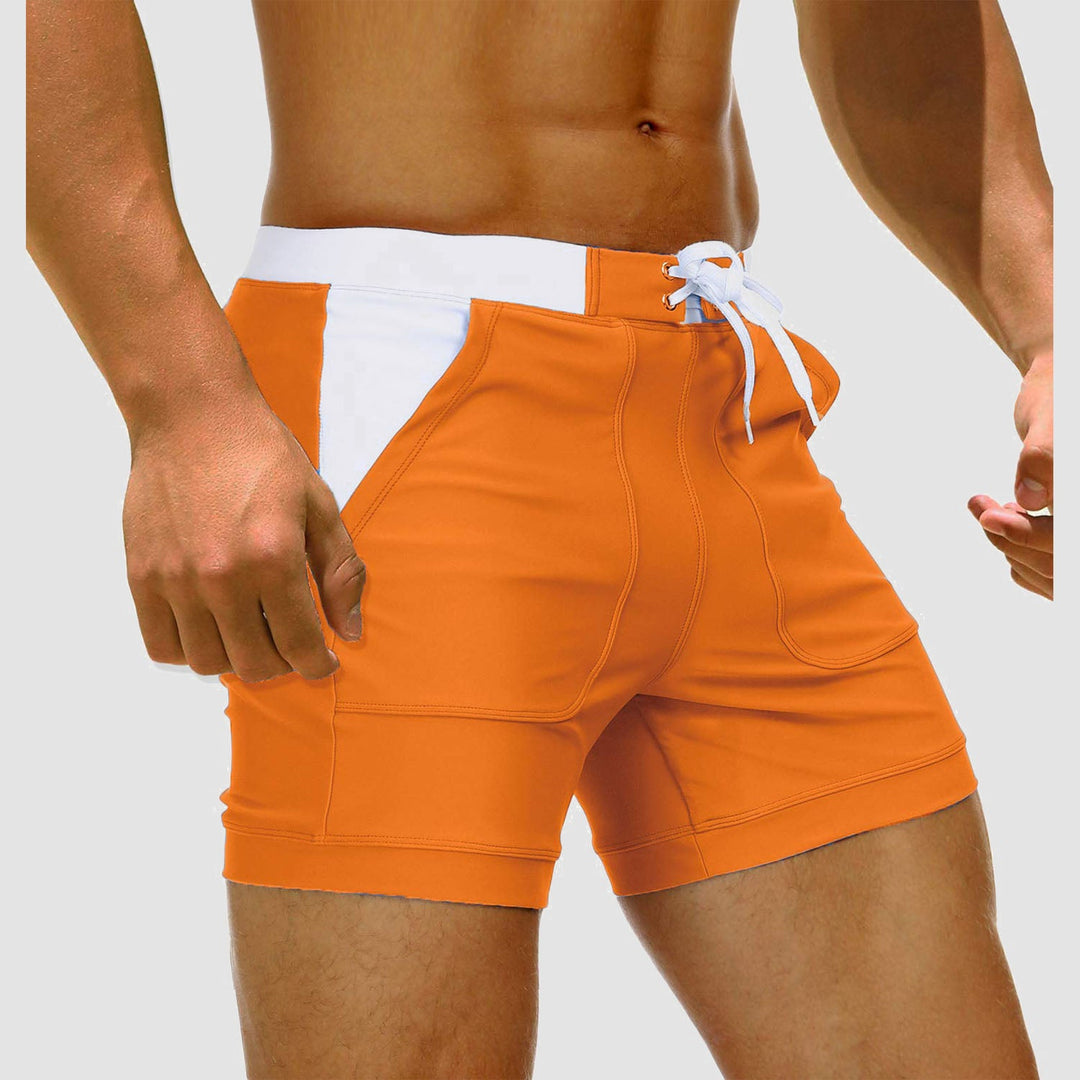 Herren Badehose mit Taschen (2er-Pack) für Sommer und Urlaub
