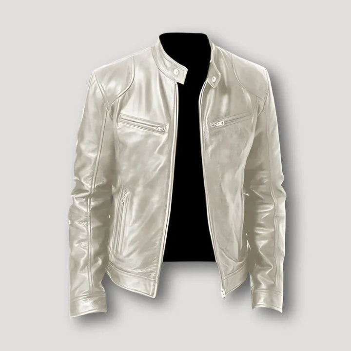Rino | Lässige Herren-Lederjacke für Alltag & Freizeit