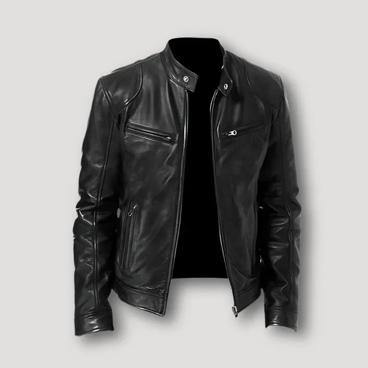 Rino | Lässige Herren-Lederjacke für Alltag & Freizeit
