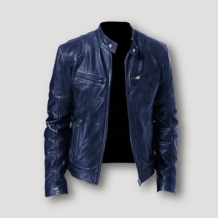 Rino | Lässige Herren-Lederjacke für Alltag & Freizeit