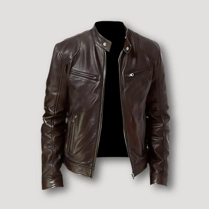 Rino | Lässige Herren-Lederjacke für Alltag & Freizeit