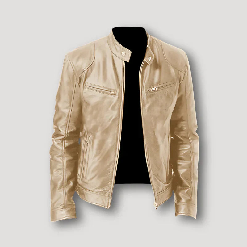 Rino | Lässige Herren-Lederjacke für Alltag & Freizeit