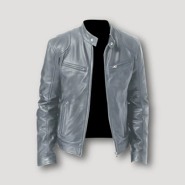 Rino | Lässige Herren-Lederjacke für Alltag & Freizeit