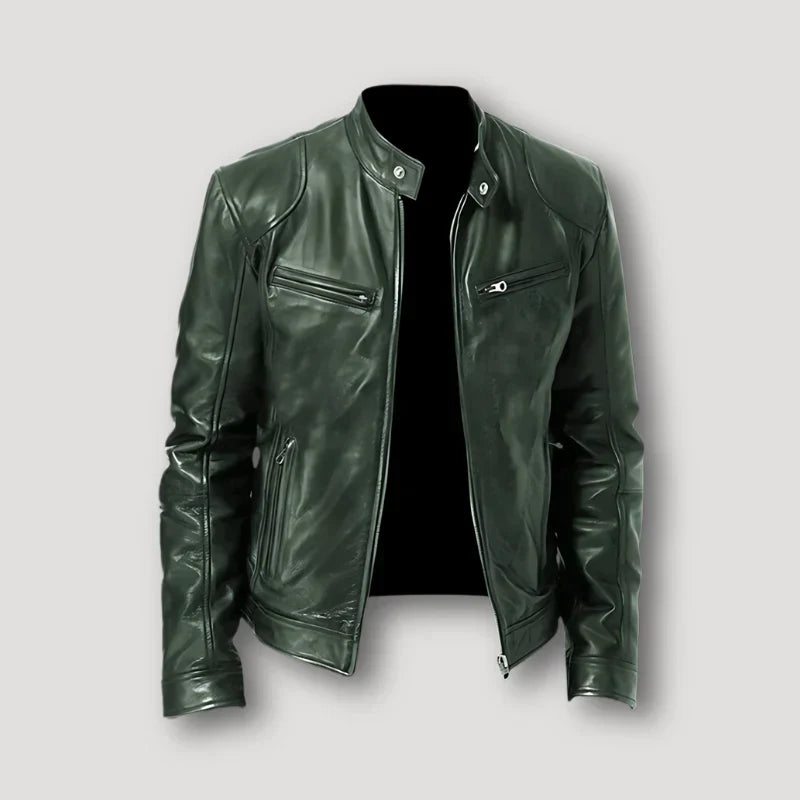 Rino | Lässige Herren-Lederjacke für Alltag & Freizeit