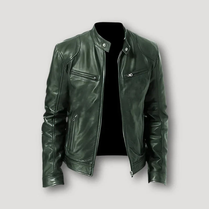 Rino | Lässige Herren-Lederjacke für Alltag & Freizeit