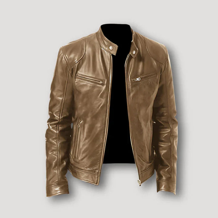 Rino | Lässige Herren-Lederjacke für Alltag & Freizeit