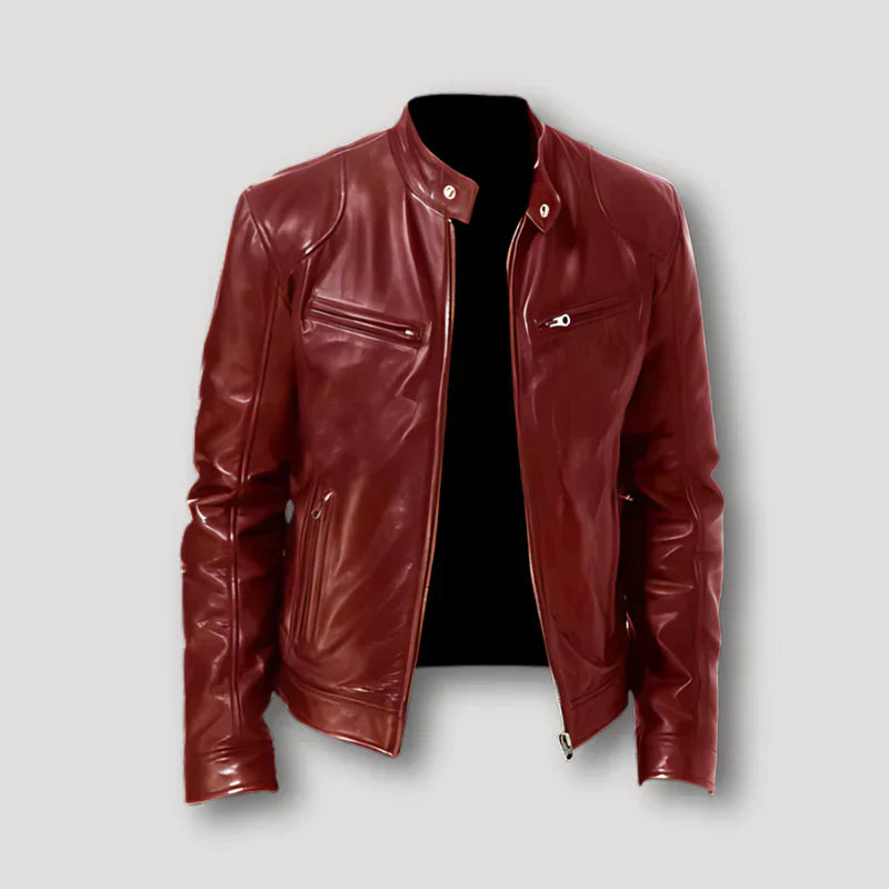 Rino | Lässige Herren-Lederjacke für Alltag & Freizeit