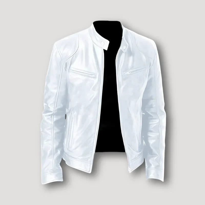 Rino | Lässige Herren-Lederjacke für Alltag & Freizeit