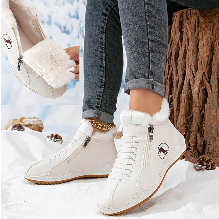 Lea | Lässige Winterstiefeletten Damen warm gefüttert