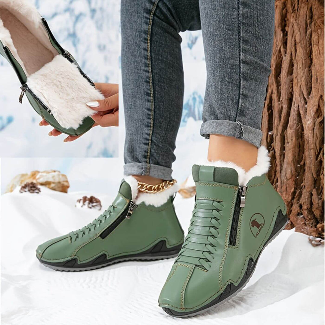 Lea | Lässige Winterstiefeletten Damen warm gefüttert
